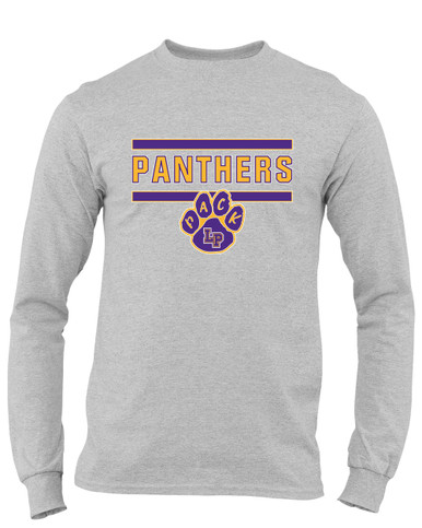 Lufkin Panthers Paw Mascot #5 Men's LS T-Shirt