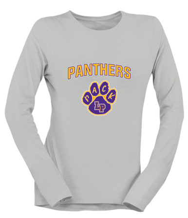 Lufkin Panthers Paw Mascot #6 Women's Premium LS T-Shirt