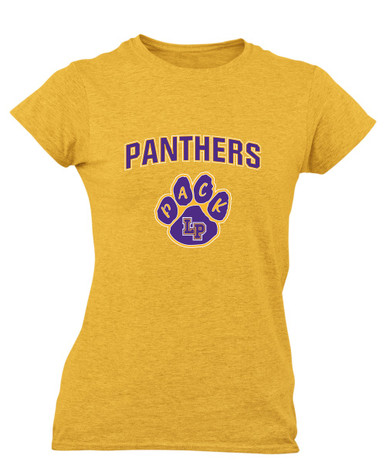 Lufkin Panthers Paw Mascot #6 Women's SS T-Shirt