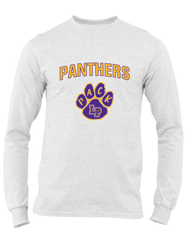 Lufkin Panthers Paw Mascot #6 Men's LS T-Shirt