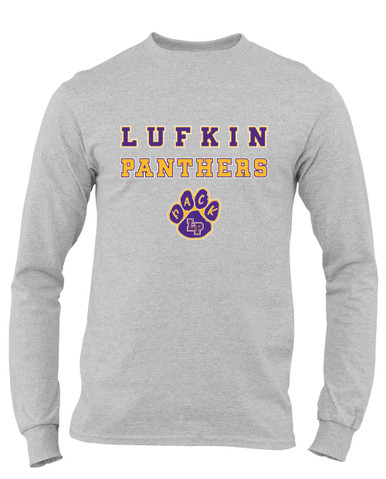 Lufkin Panthers Paw Spirit Men's Premium LS T-Shirt