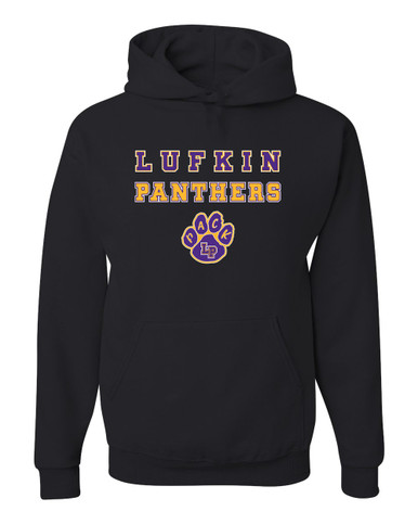 Lufkin Panthers Paw Spirit Men's Premium Hoodie