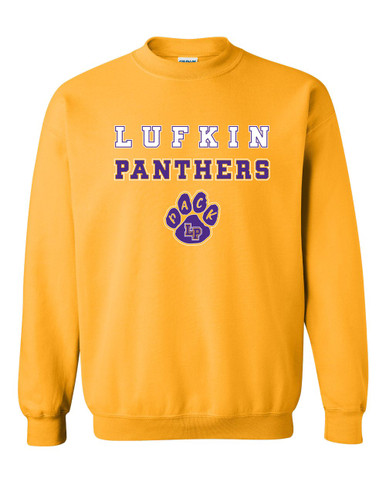 Lufkin Panthers Paw Spirit Men's Sweatshirt