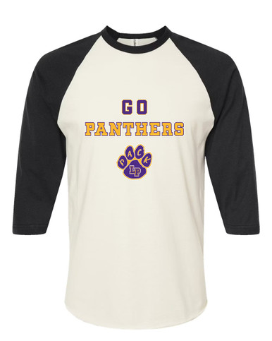 Lufkin Panthers Paw Go Team Men's Baseball T-Shirt