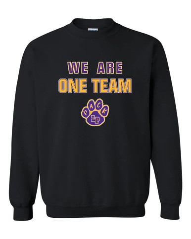 Lufkin Panthers Paw We Are One Team Men's Sweatshirt