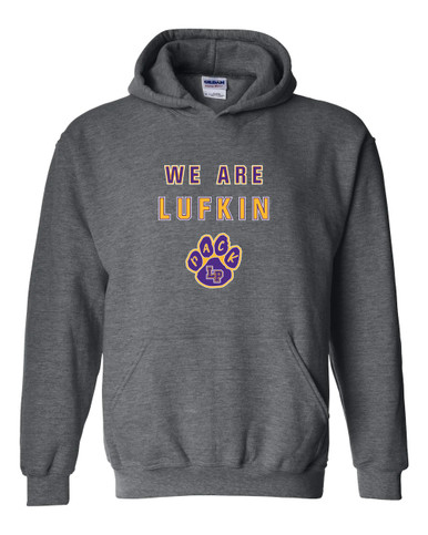 Lufkin Panthers Paw We Are Men's Hoodie