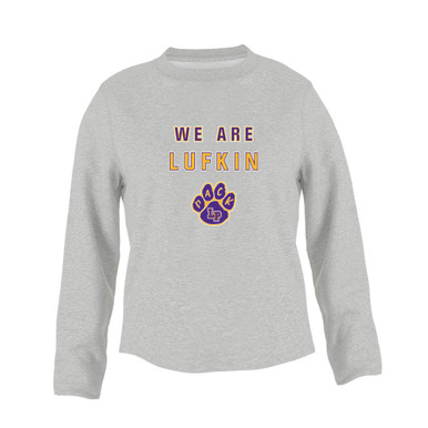 Lufkin Panthers Paw We Are Women's Sweatshirt