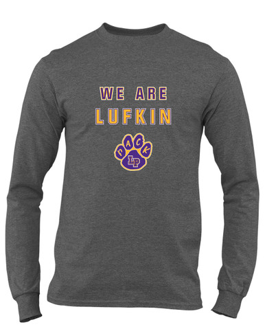 Lufkin Panthers Paw We Are Men's Premium LS T-Shirt