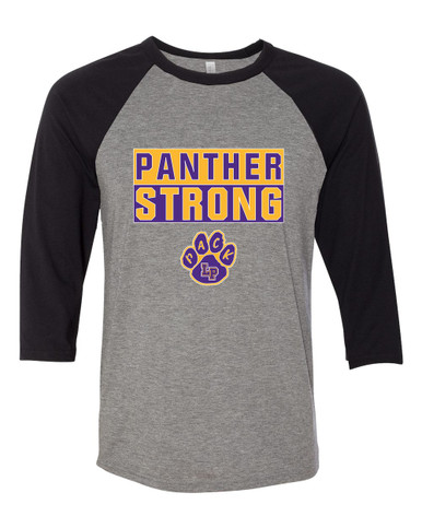 Lufkin Panthers Paw Strong #1 Men's Baseball T-Shirt