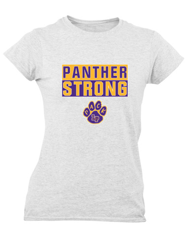 Lufkin Panthers Paw Strong #1 Women's Premium SS T-Shirt