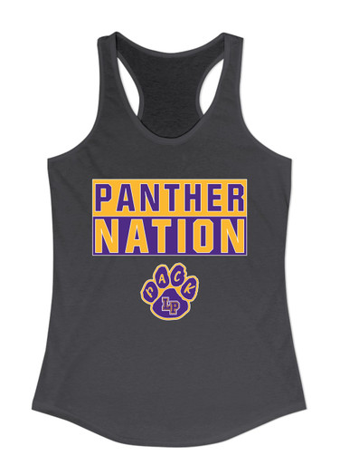 Lufkin Panthers Paw Nation #1 Women's Tank Top