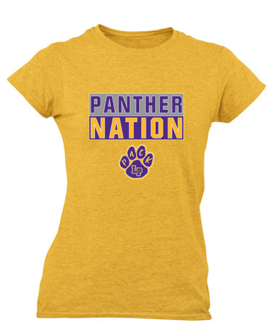 Lufkin Panthers Paw Nation #1 Women's SS T-Shirt