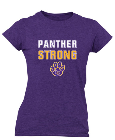 Lufkin Panthers Paw Strong #2 Women's Premium SS T-Shirt