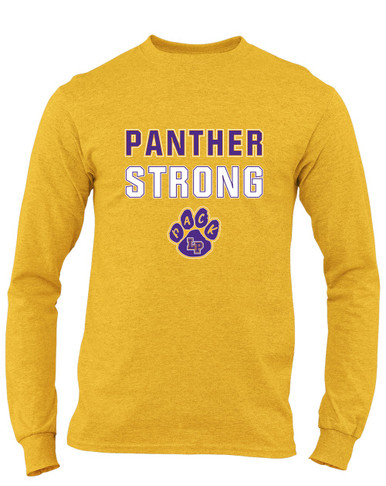 Lufkin Panthers Paw Strong #2 Men's LS T-Shirt