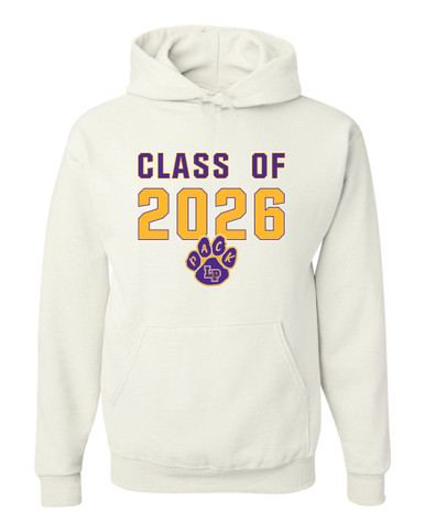 Lufkin Panthers Paw Class of 2026 Men's Premium Hoodie