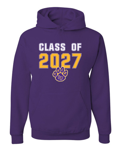 Lufkin Panthers Paw Class of 2027 Men's Premium Hoodie