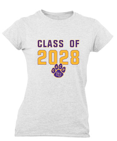 Lufkin Panthers Paw Class of 2028 Women's SS T-Shirt