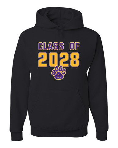 Lufkin Panthers Paw Class of 2028 Men's Premium Hoodie