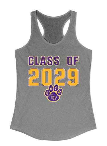 Lufkin Panthers Paw Class of 2029 Women's Tank Top
