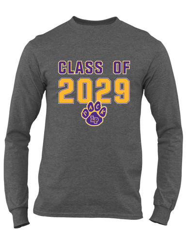 Lufkin Panthers Paw Class of 2029 Men's Premium LS T-Shirt