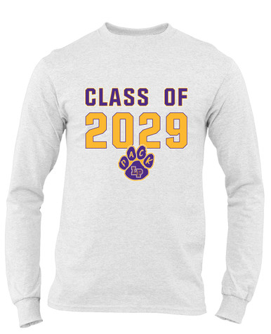 Lufkin Panthers Paw Class of 2029 Men's LS T-Shirt