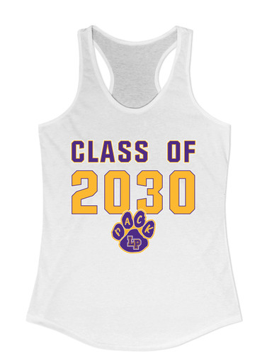 Lufkin Panthers Paw Class of 2030 Women's Tank Top