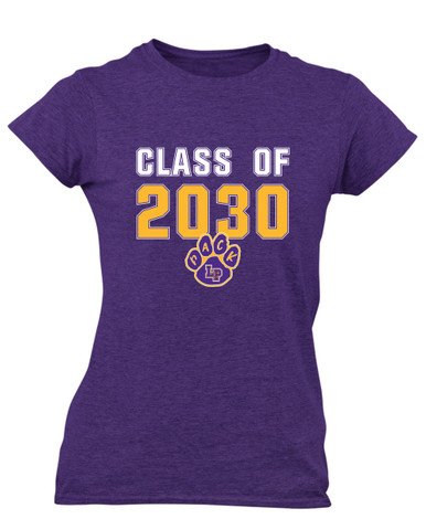 Lufkin Panthers Paw Class of 2030 Women's SS T-Shirt