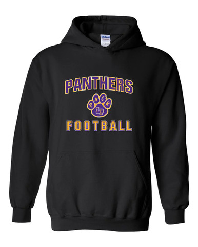 Lufkin Panthers Paw Football #1 Men's Hoodie