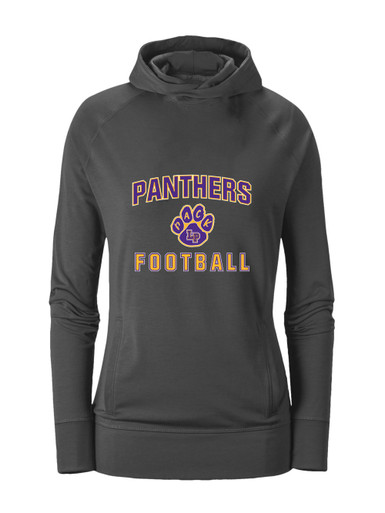 Lufkin Panthers Paw Football #1 Women's Hoodie