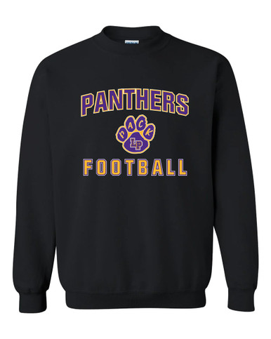 Lufkin Panthers Paw Football #1 Men's Sweatshirt