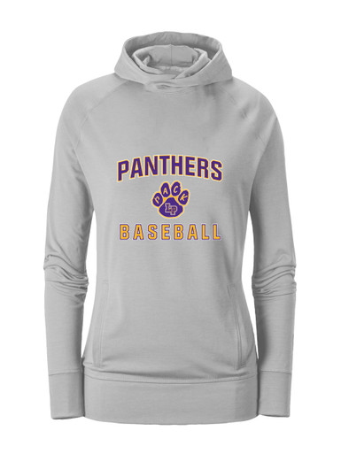 Lufkin Panthers Paw Baseball #1 Women's Hoodie