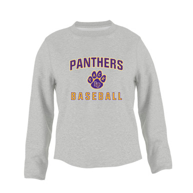 Lufkin Panthers Paw Baseball #1 Women's Sweatshirt