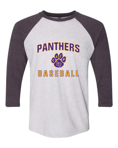 Lufkin Panthers Paw Baseball #1 Men's Baseball T-Shirt