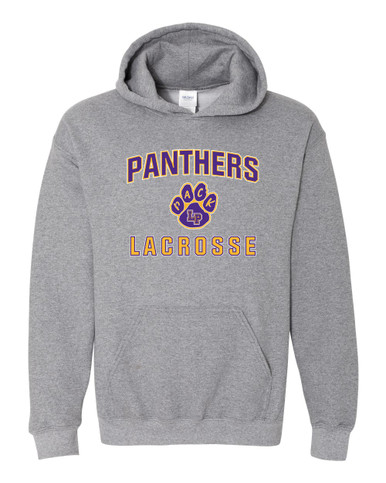Lufkin Panthers Paw Lacrosse Men's Hoodie