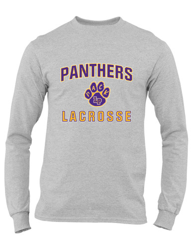 Lufkin Panthers Paw Lacrosse Men's Premium LS T-Shirt