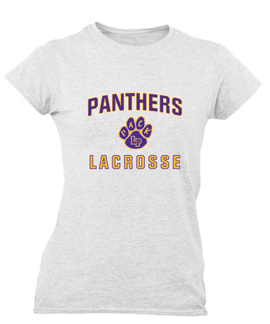 Lufkin Panthers Paw Lacrosse Women's Premium SS T-Shirt