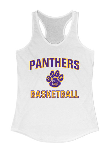 Lufkin Panthers Paw Basketball #1 Women's Tank Top