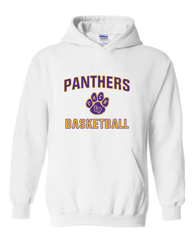 Lufkin Panthers Paw Basketball #1 Men's Hoodie