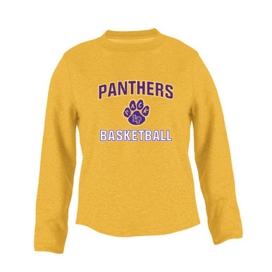 Lufkin Panthers Paw Basketball #1 Women's Sweatshirt