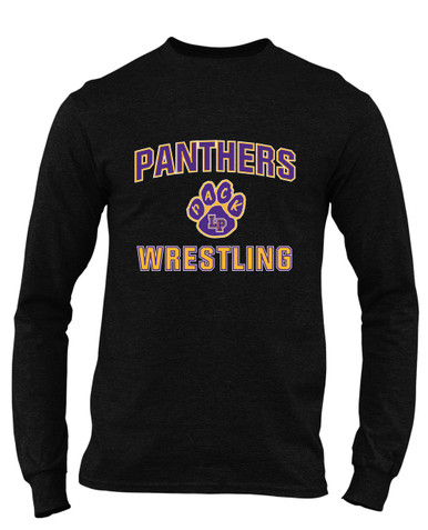 Lufkin Panthers Paw Wrestling Men's Premium LS T-Shirt