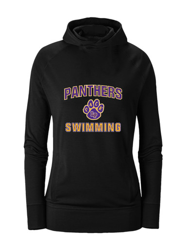 Lufkin Panthers Paw Swimming Women's Hoodie