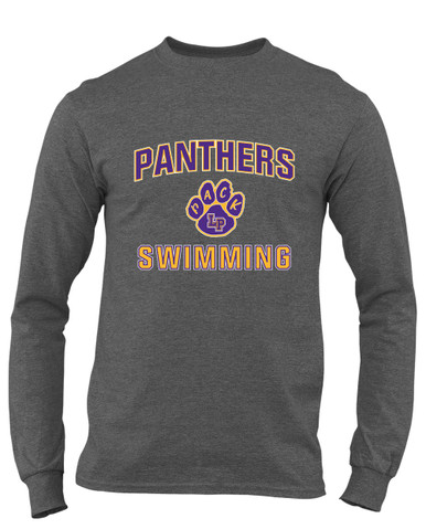 Lufkin Panthers Paw Swimming Men's Premium LS T-Shirt
