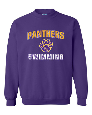 Lufkin Panthers Paw Swimming Men's Sweatshirt