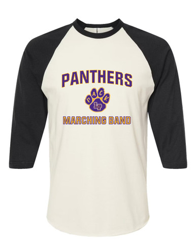 Lufkin Panthers Paw Marching Band Women's Baseball T-Shirt