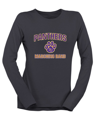 Lufkin Panthers Paw Marching Band Women's LS T-Shirt