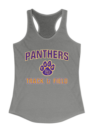 Lufkin Panthers Paw Track & Field Women's Tank Top