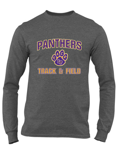 Lufkin Panthers Paw Track & Field Men's LS T-Shirt