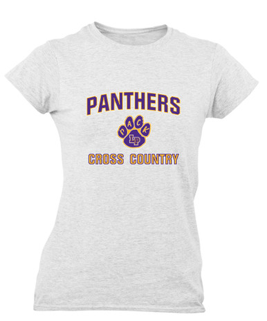 Lufkin Panthers Paw Cross Country Women's SS T-Shirt