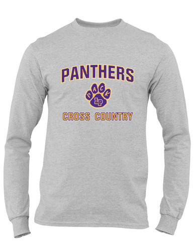 Lufkin Panthers Paw Cross Country Men's LS T-Shirt
