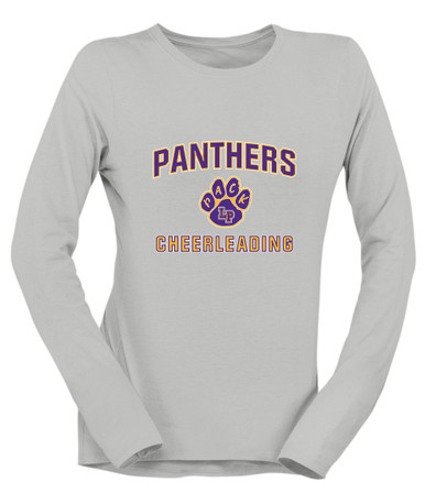 Lufkin Panthers Paw Cheerleading Women's Premium LS T-Shirt